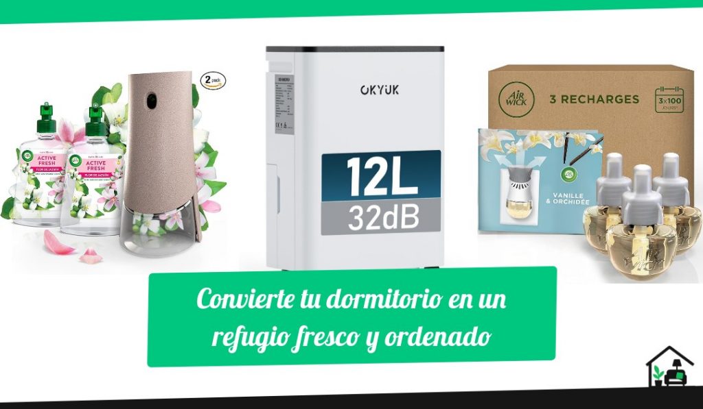 Convierte tu dormitorio en un refugio fresco y ordenado