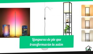Lámparas de pie que transformarán tu salón