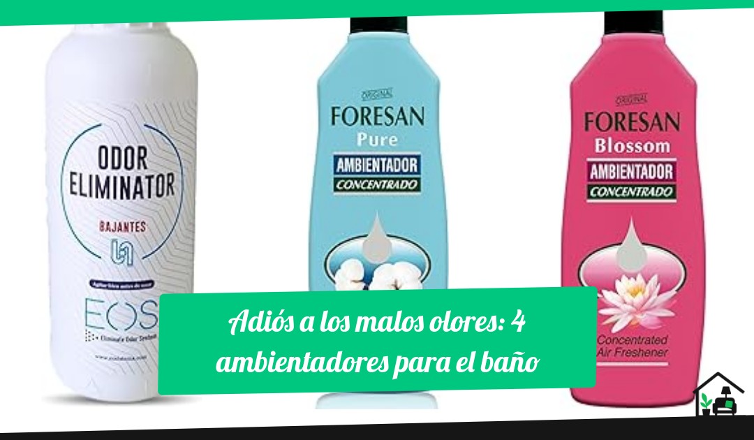 Adiós a los malos olores: 4 ambientadores para el baño